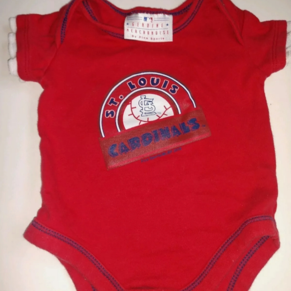 GENUINE MLB ST LOUIS CARDINAL BASEBALL BODYSUIT